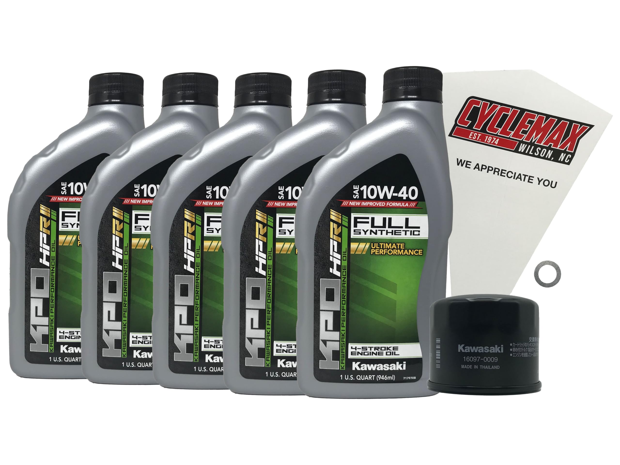 Amazon.com: CYCLEMAX Full Synthetic Oil Change Kit Compatible with