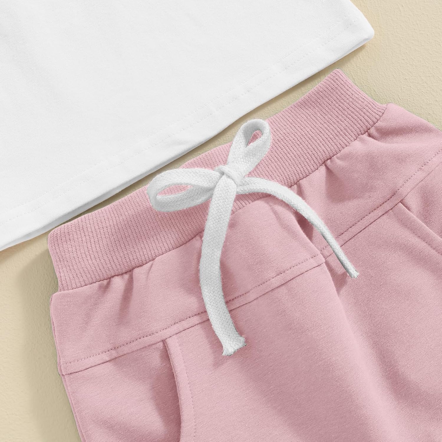 WZTYYDS Infant Baby Girl Summer First Birthday Outfits 1st Birthday Clothes Short Sleeve T-shirt Elastic Waist Shorts - Image 5