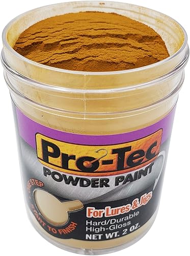 Vista 10 de Pro-Tec Pintura en Polvo para Jigs y Señuelos, Pintura para Señuelos de Pesca de Cabeza de Jig Resplandor verde brillante