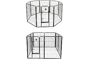Heavy Duty Go Pets 8-Panel Exercise Pen for Pets