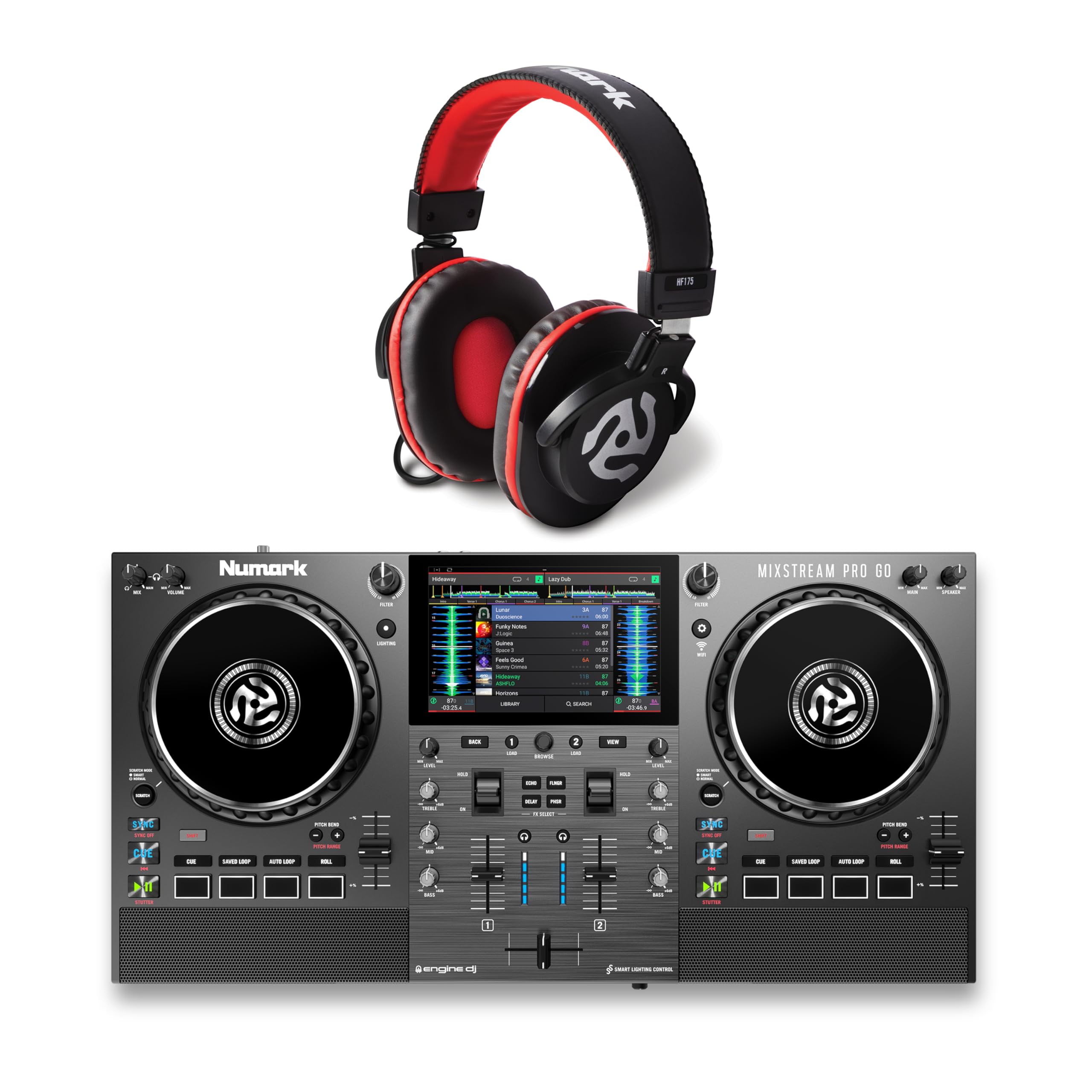 Numark djコントローラー Numark Mixtrack Platinum - DJ Controller with Jog Wheel Display