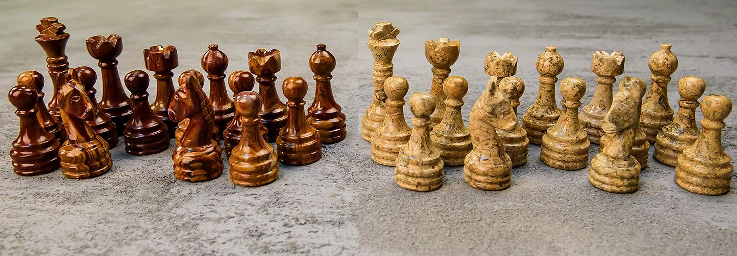 Exсluѕіvе Dіѕсоunt 90% Prісе RADICALn Marble Big Board Games Complete Red and Coral Chess Figures - Suitable for 16 - 20 Inches Chess Board - Antique 32 Chess Figures Set - Completely Marble Handmade Non-Wooden Chess Pieces Hоttеѕt Sаlеѕ RADICALn Marble Big Board Games Complete Red and Coral Chess Figures - Suitable for 16 - 20 Inches Chess Board - Antique 32 Chess Figures Set - Completely Marble Handmade Non-Wooden Chess Pieces
