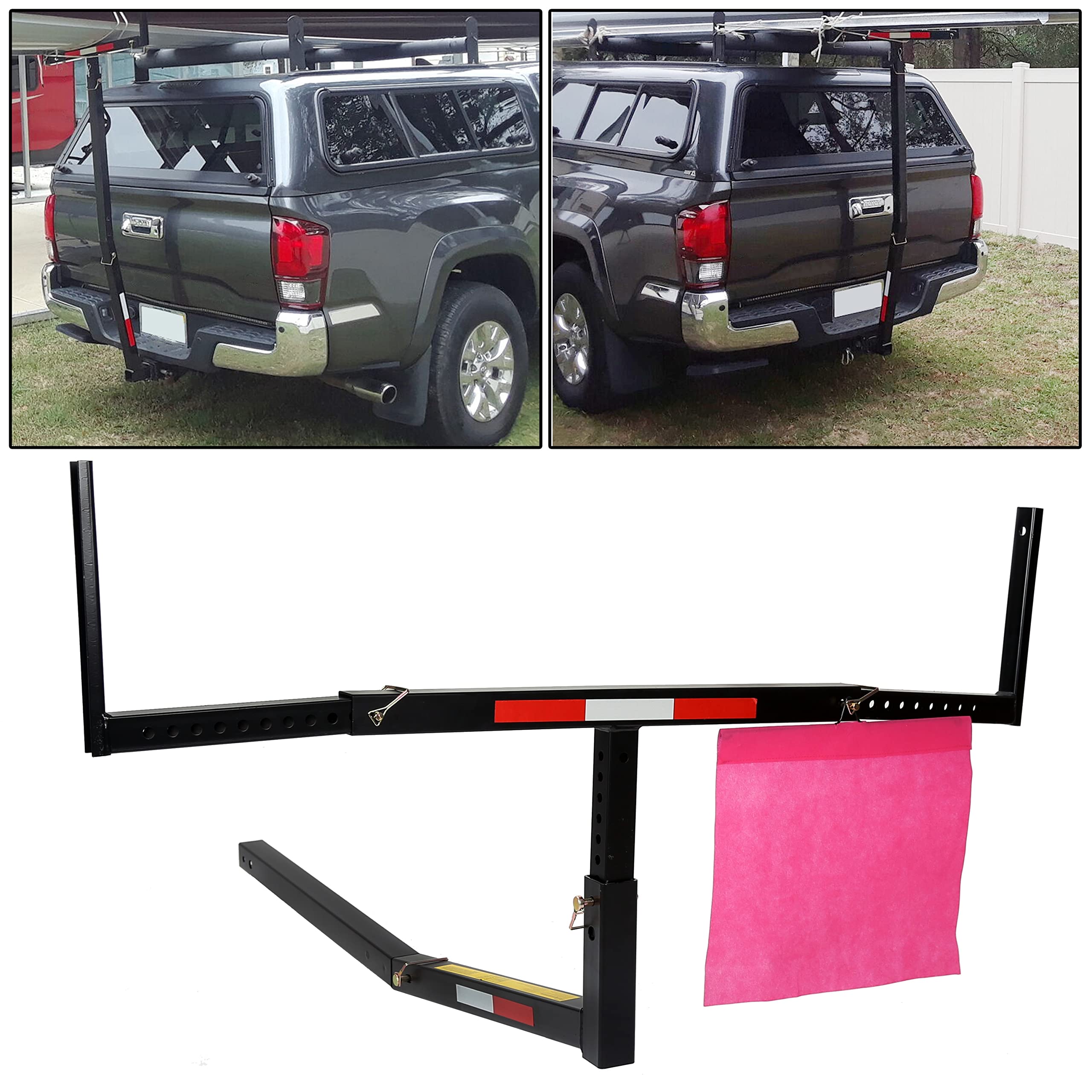 ECOTRIC Pick Up Truck SUV Bed Hitch Extender Extension Rack Canoe Boat