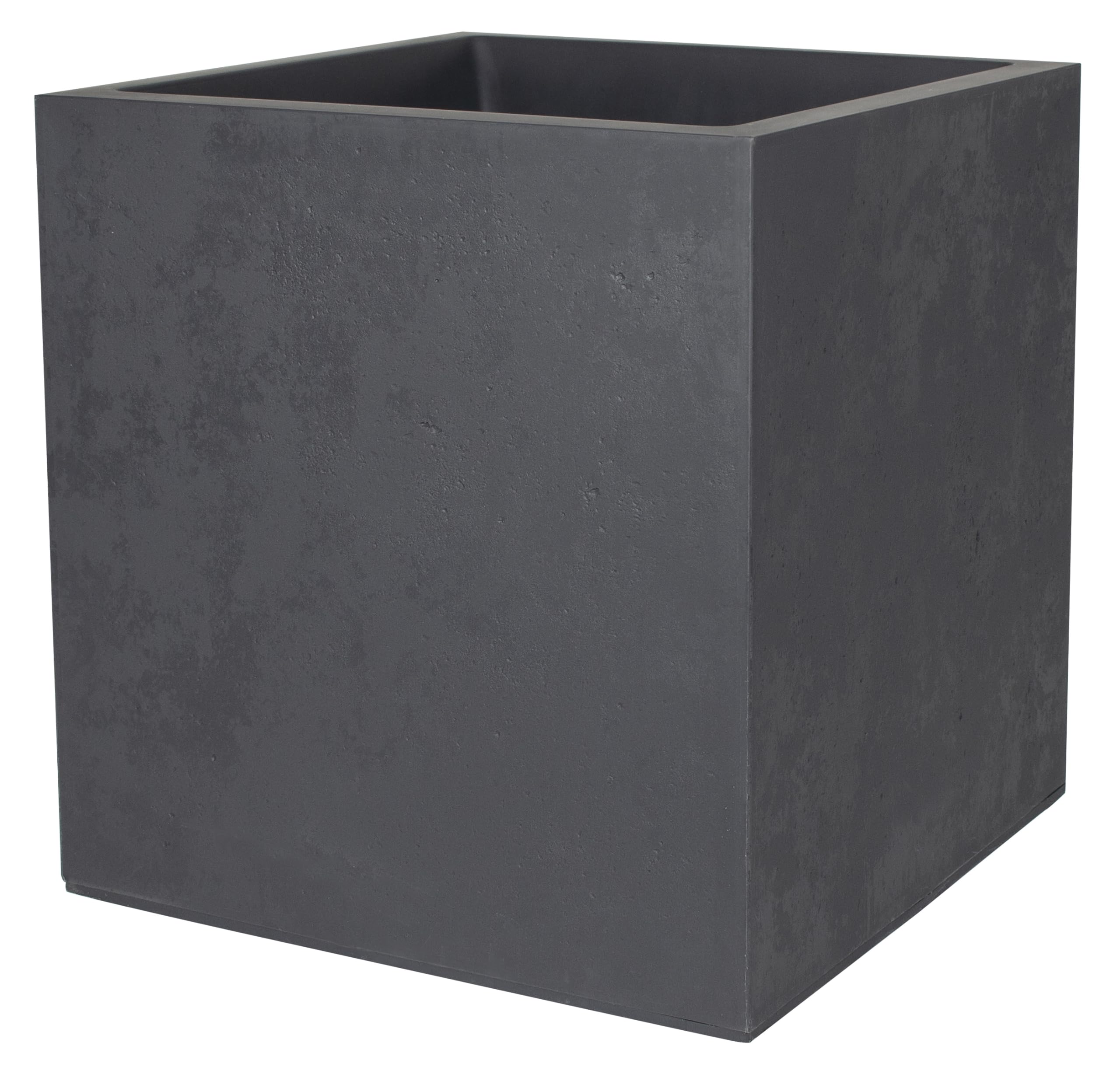 EDA Quadratsischer Pflanzkübel Basalt 50 cm