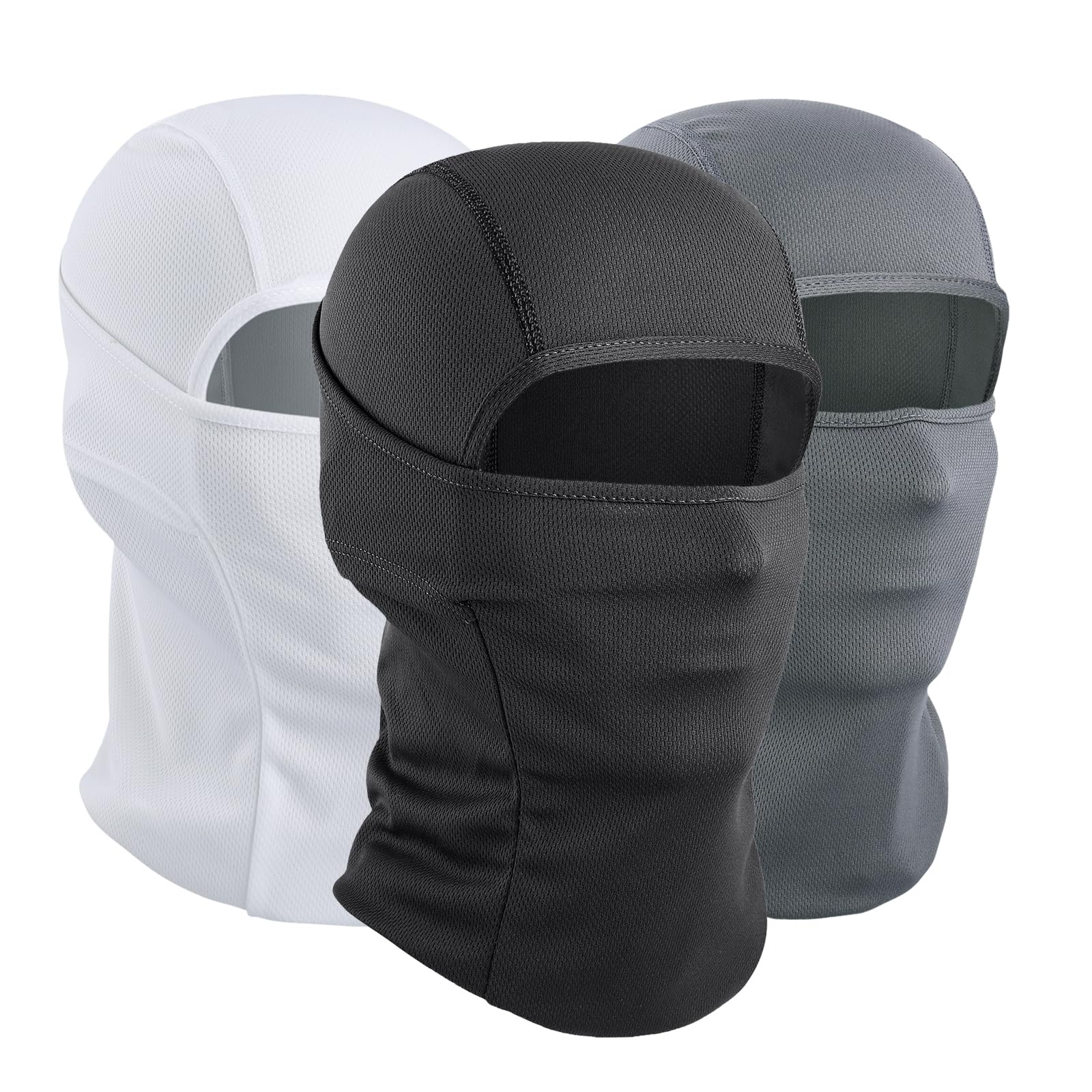 AXBXCX 3 Pack Balaclava Ski Mask - Breathable UV Protection Face Cove for Motorcycle Football Cycling Outdoor Sports