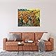 The Red Vineyard By Vincent Van Gogh Poster - Post Impressionism Wall Art - Fine Art Prints for Home Bedroom Diningroom Unframed (12x15inches/30x38cm) Product Image 2
