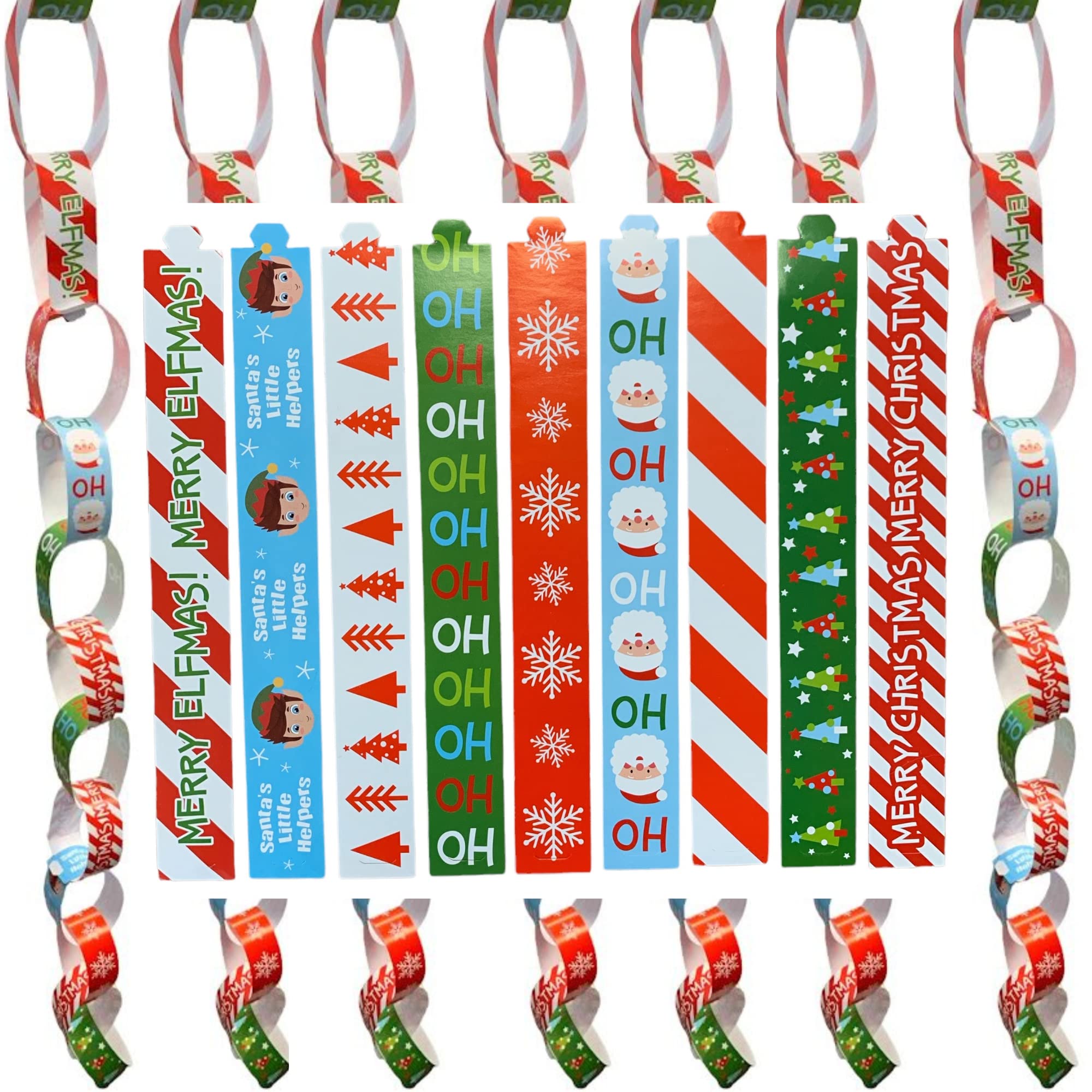 Amazon.com: Christmas Paper Chain Strips Make Your Own Garland Chains Craft Project Pack of 300 for Classroom Home Activity Crafts Festive Holiday Banner Party Decorations Hook and Slot Printed Designs : Toys amazon-com-christmas-paper-chain-strips-make-your-own-garland-chains-craft-project-pack-of-300-for-classroom-home-activity-crafts-festive-holiday-banner-party-decorations-hook-and-slot-printed-designs-toys
