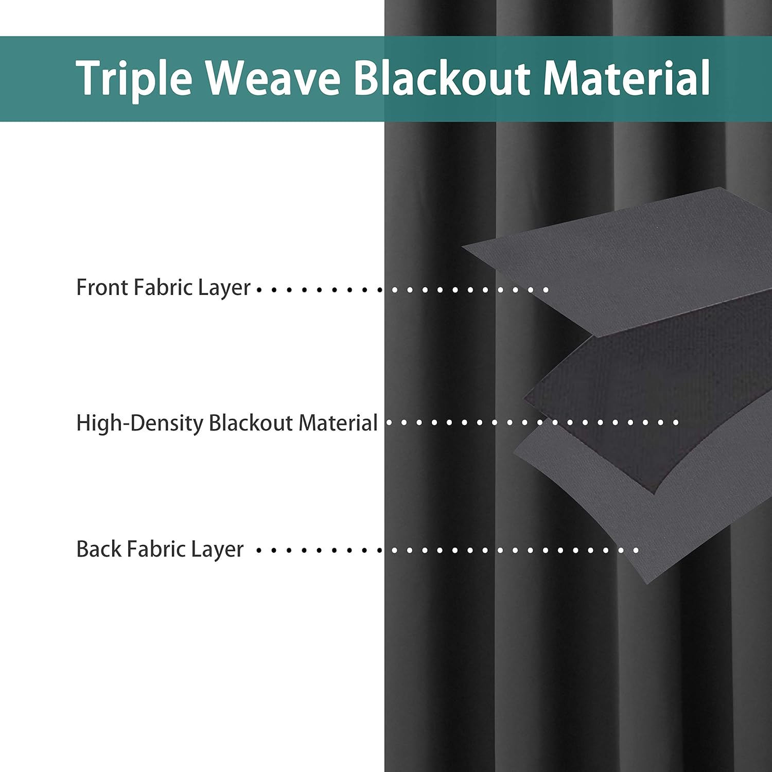 BONZER Extra Wide Room Divider Curtain Total Privacy Wall Grommet Top Thermal Insulated Blackout Curtains for Slide Window, 108L x 150W Inch (9L x 12.5W ft), 1 Panel, Dark Grey