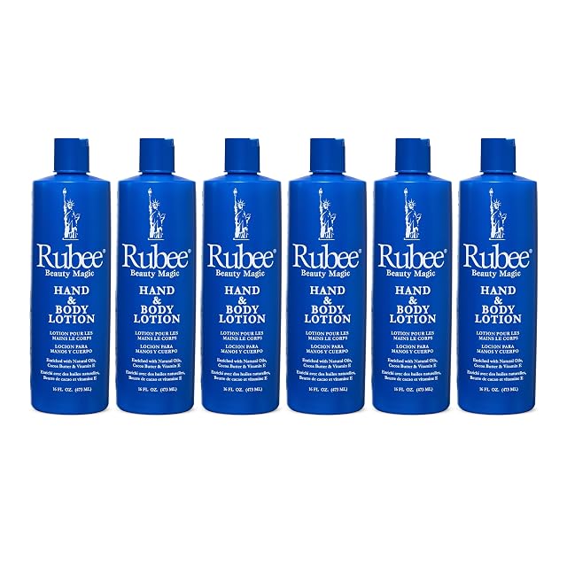 Rubee Beauty Magic Hand Body Lotion 16 Oz Case of 6