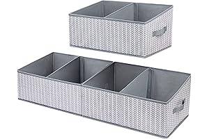 DIMJ Large Cloth Storage Bins for Closet