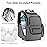 Mancro Diaper Bag Backpack, Baby Diaper Bag with 2 Side Insulated Pockets, Travel Diaper Backpack for Men Women with Stroller Straps, Large Capacity and Waterproof, Grey