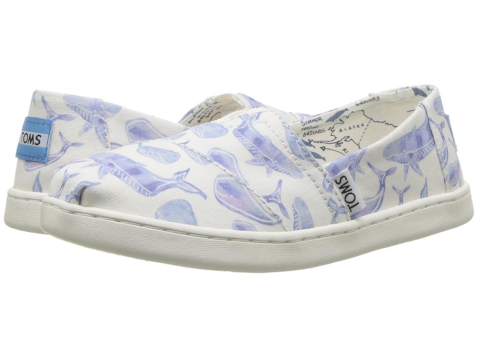 

TOMS Kids Oceana Alpargata (Infant/Toddler/Little Kid/Big Kid) (Multi Watercolor Whale) Girl's Shoes