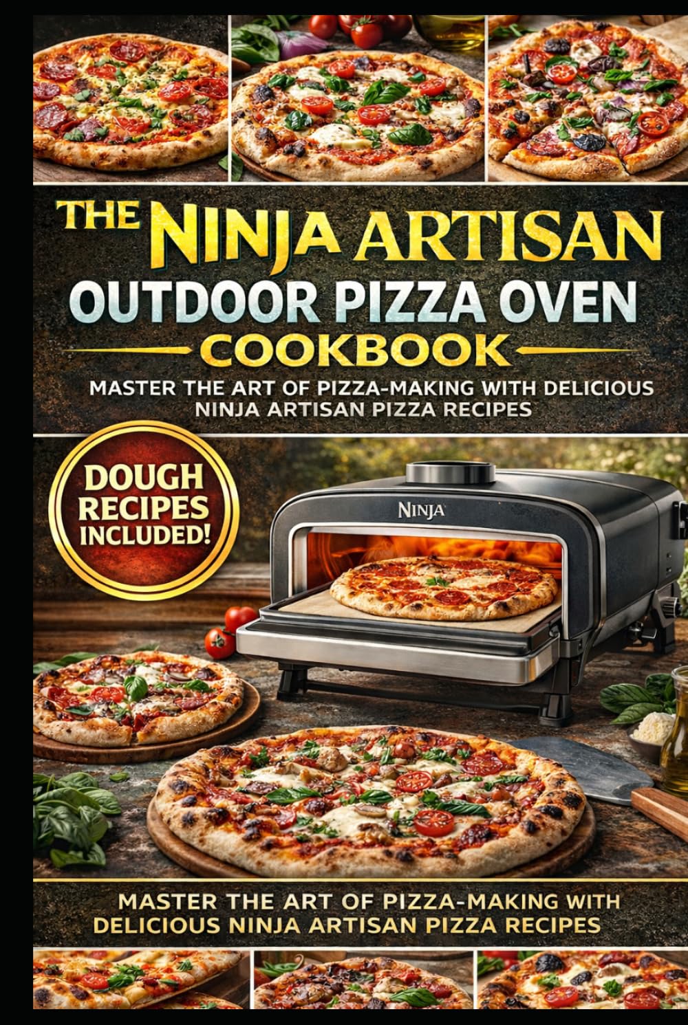 The Complete Ninja Artisan Outdoor Pizza Oven Cookbook: 250+ Restaurant-Quality Recipes for Neapolitan, New York, Thin Crust, Deep Dish, Calzones, Flatbreads & More