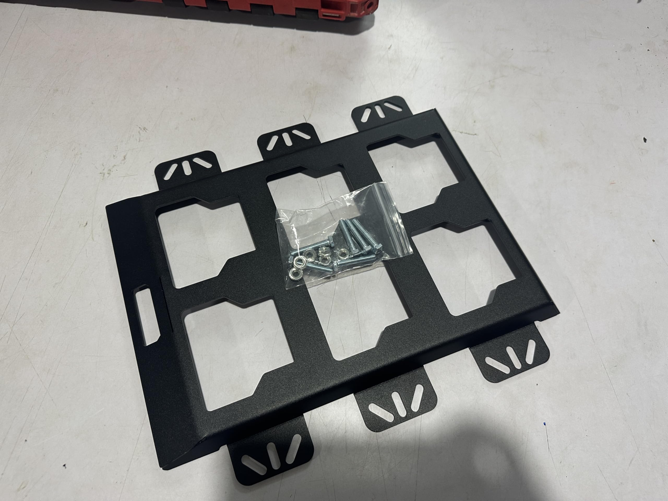 Plaque De Montage Métallique Pour Boîte à Outils Packout - Support 100 Lb, Avec Serrure, Pour Camion/mur