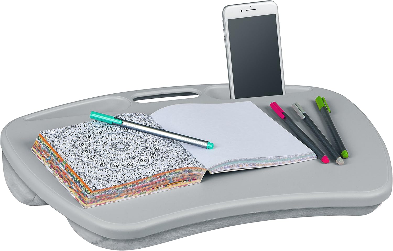 LapGear MyDesk Lap Desk Cool Gray (Fits up to 15.6