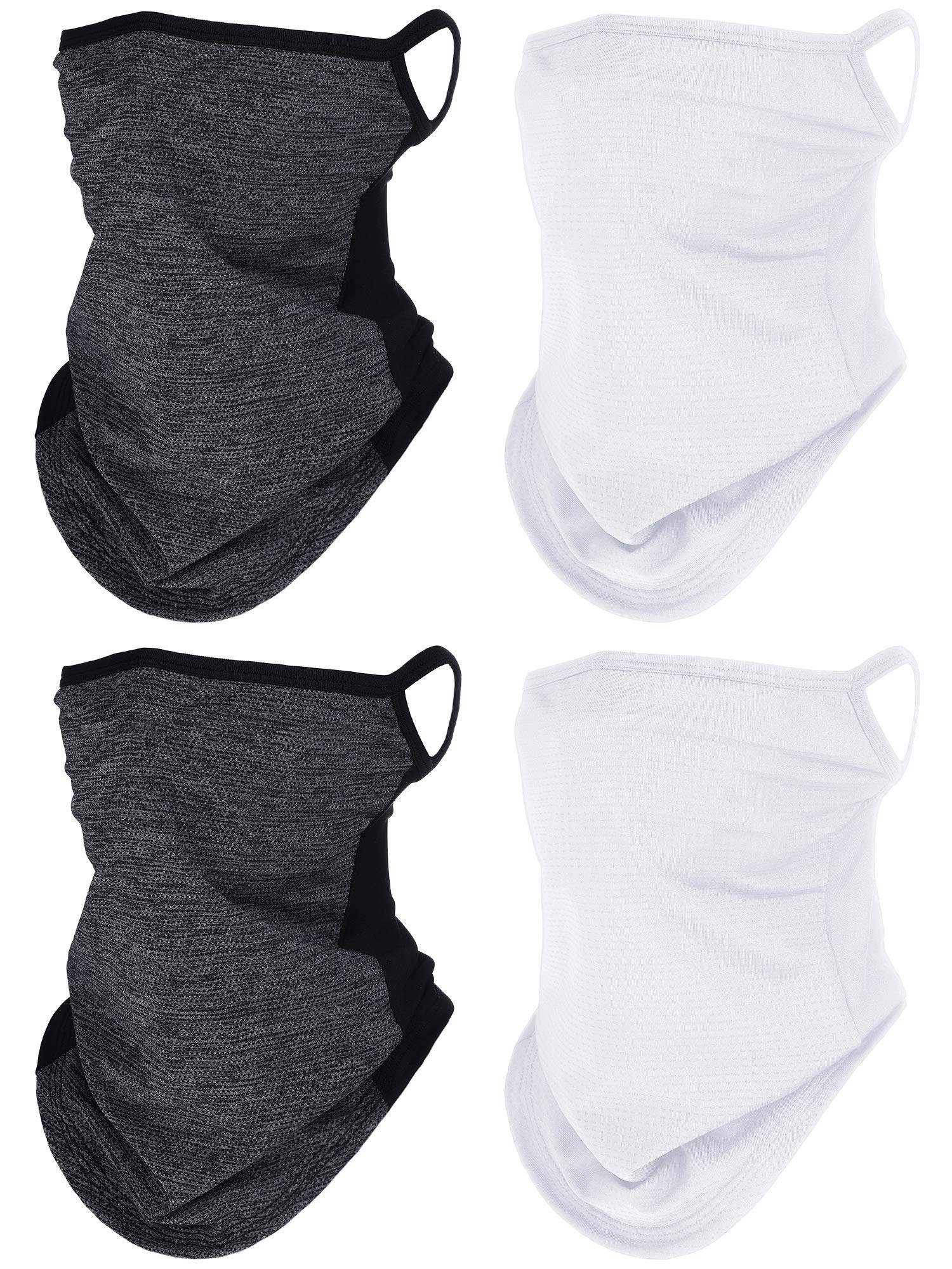SATINIOR 4 Pcs Neck Gaiter Ear Loop