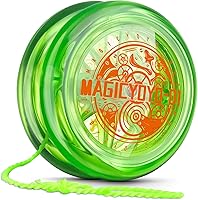 Vista 16 de Looping Yoyo D1 Responsive Yo Yo para niños principiantes, Yoyo de inicio de bucle 2A, fácil de jugar, trucos de cuerda básicos (rojo)