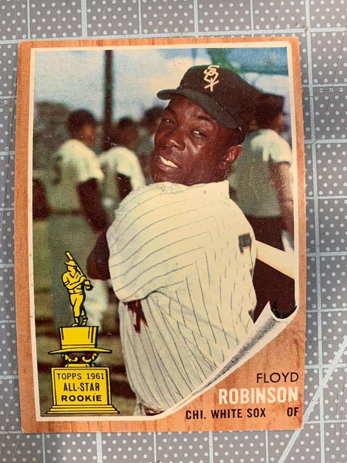1962 Topps #454 Floyd Robinson Chicago Sox High# Baseball Card Nm - Slabbed Baseball Cards