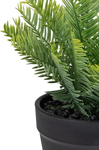 Miniatura 3 de Northlight Planta de tejo chino artificial verde de 7.5 "en maceta negra