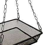 Plate-forme d'alimentation d'oiseaux suspendus Plate-formes de semences en métal Mesh pour l'alimentation des oiseaux Jardin extérieur Décoration pour le jardin arrière Attirer les oiseaux sauvages