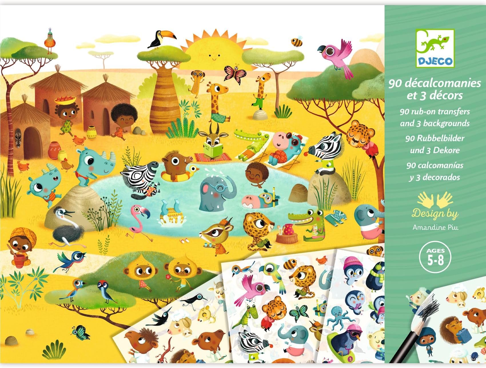 Djeco Savannah, Desert, North Pole Transfers