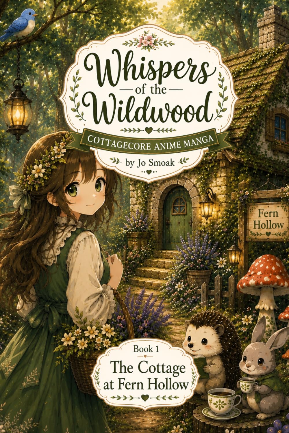 Whispers of the Wildwood Book 1: The Cottage at Fern Hollow: Cottagecore Anime Manga