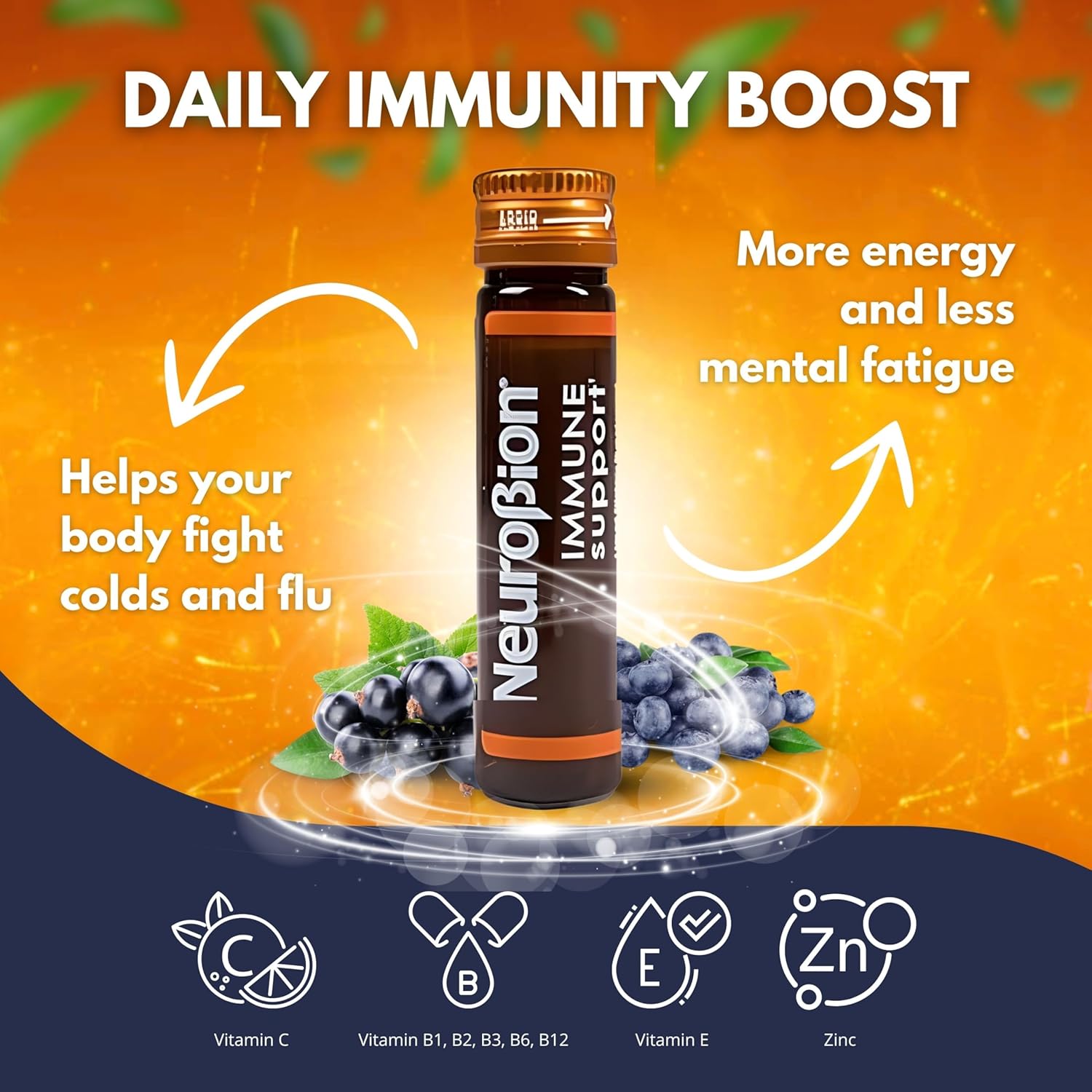 Neurobion Immune Support with Echinacea & Zinc 10 vials x 10 ml - Image 2
