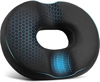 Donut Seat Cushion - Memory Foam Hemorrhoid & Tailbone Relief, Sciatica, Postpartum Recovery, Coccyx, Promotes healthly Circulation