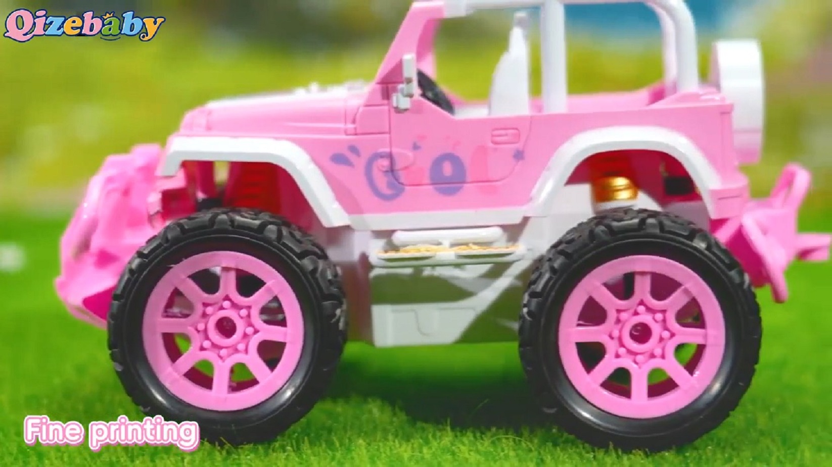 Amazon.com: Qizebaby Pink RC Car for Girls, Remote Control Jeep