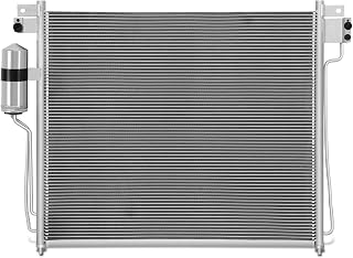 DNA MOTORING Aluminum Air Conditioning A/C Condenser Compatible with Nissan Frontier 2005-2021 / Pathfinder 2008-2012 / Xterra 2006-2015, NI3030165, OEM-CDS-3769