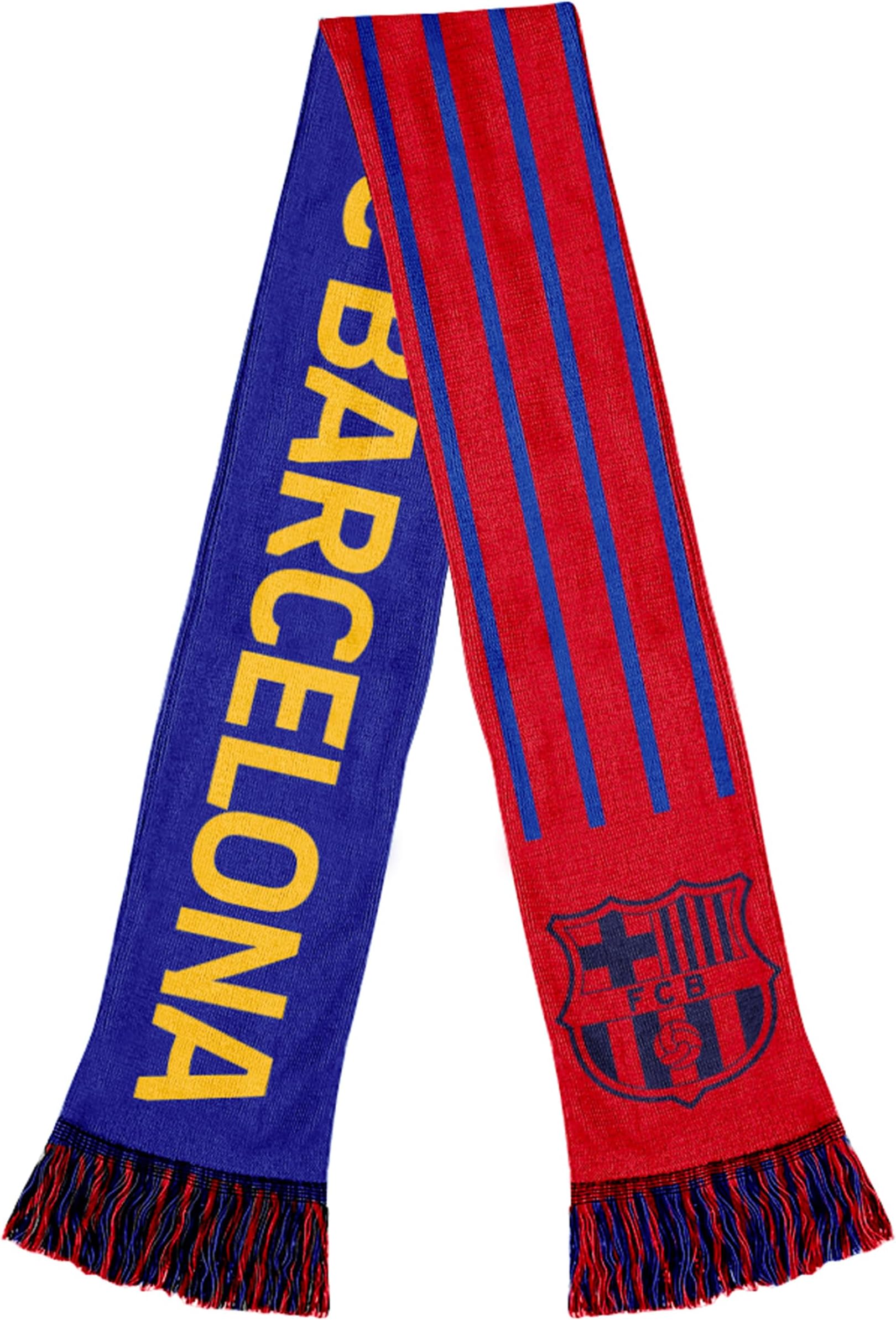 Officially Licensed FC Barcelona Soccer Scarf - Unisex Adult