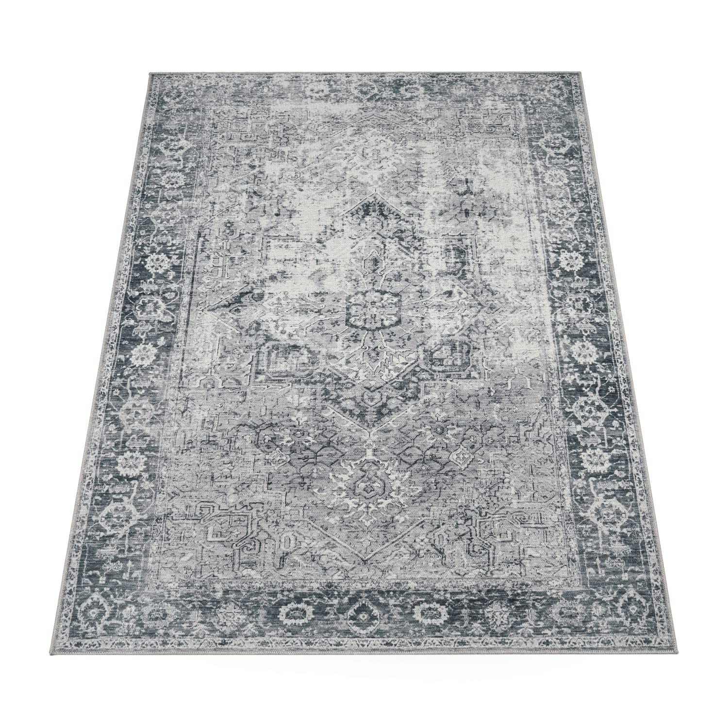 Paco Home Vloerkleed Woonkamer Platweefsel Modern Oosters Marokkaans Patroon Ornamenten Vintage Wasbaar In Wasmachine, Maat:140x200 cm, Kleur:Veelkleurig 4