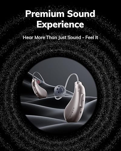 Miniatura 4 de Audífonos Beyond Pro, audífonos OTC recargables Bluetooth para personas mayores y adultos, algoritmo de sonido premium con VocClear 2.0, 30% más