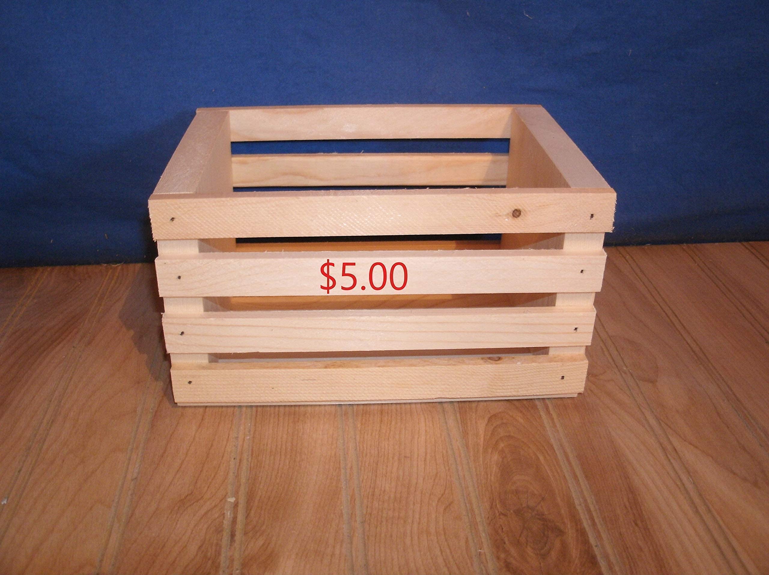 8" wooden crate storage crate centerpiece crate crate decor wooden crate wood crate handmade