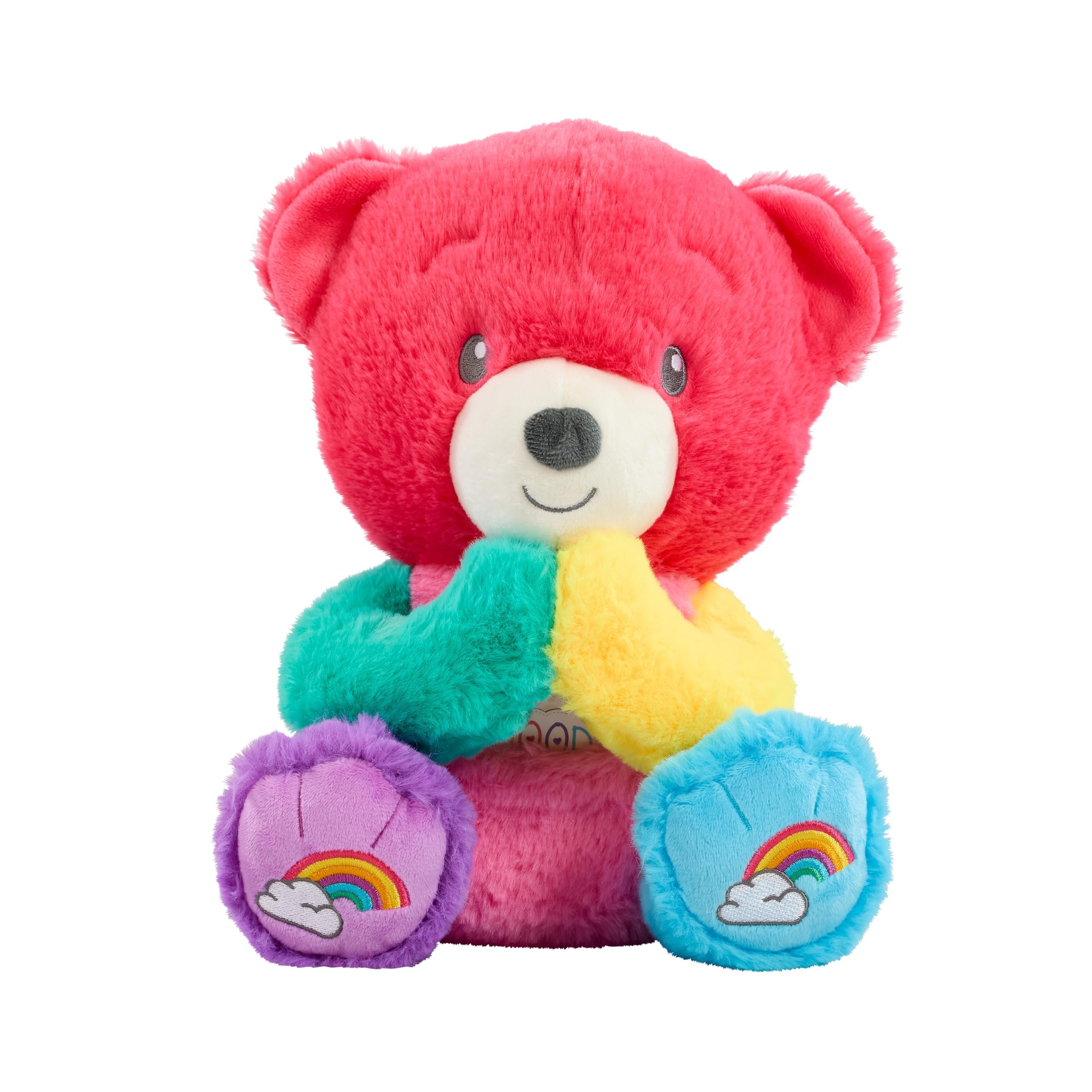 Mood Bears® Hope Bear (Large) - Multi-Coloured Plush for Kids & Adults, Encouraging Positivity & Emotional Resilience