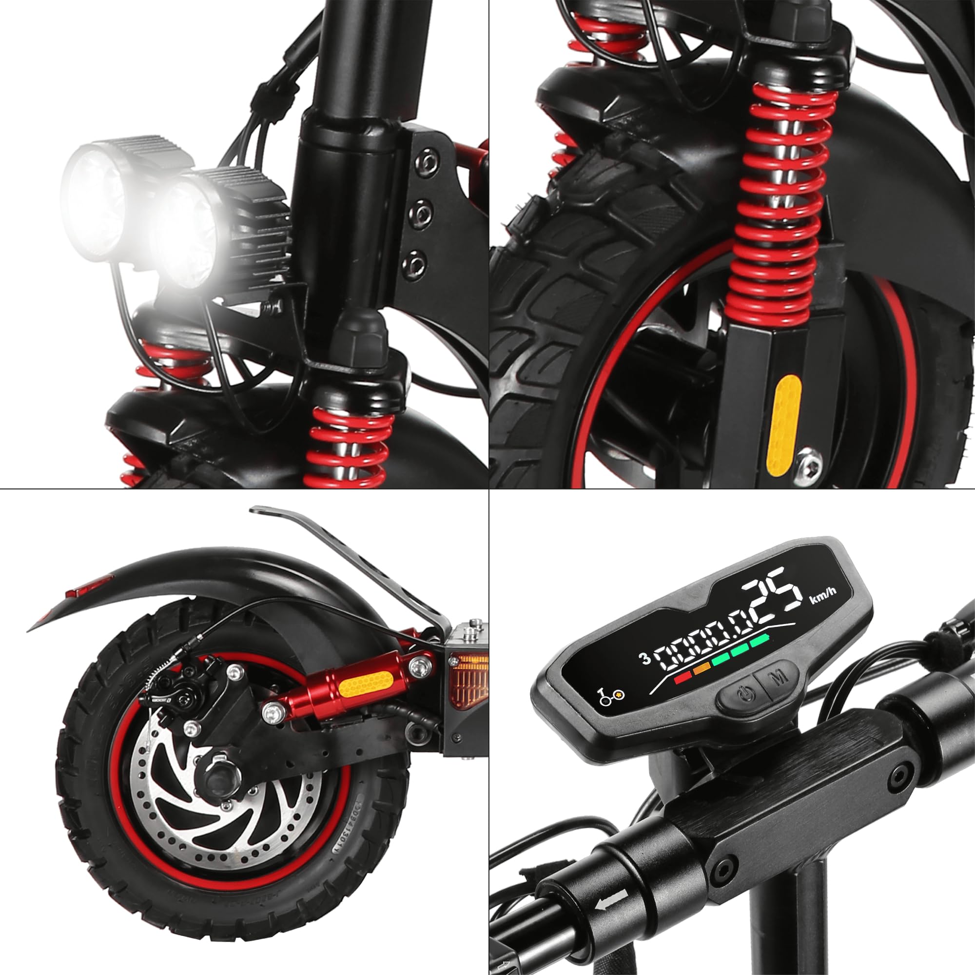 Trottinette Électrique Adulte UrbanGlide Ride 500CT – Autonomie 70km – Batterie 48V/15Ah – Pneus 10'' Off-Road – Poids 21,7kg