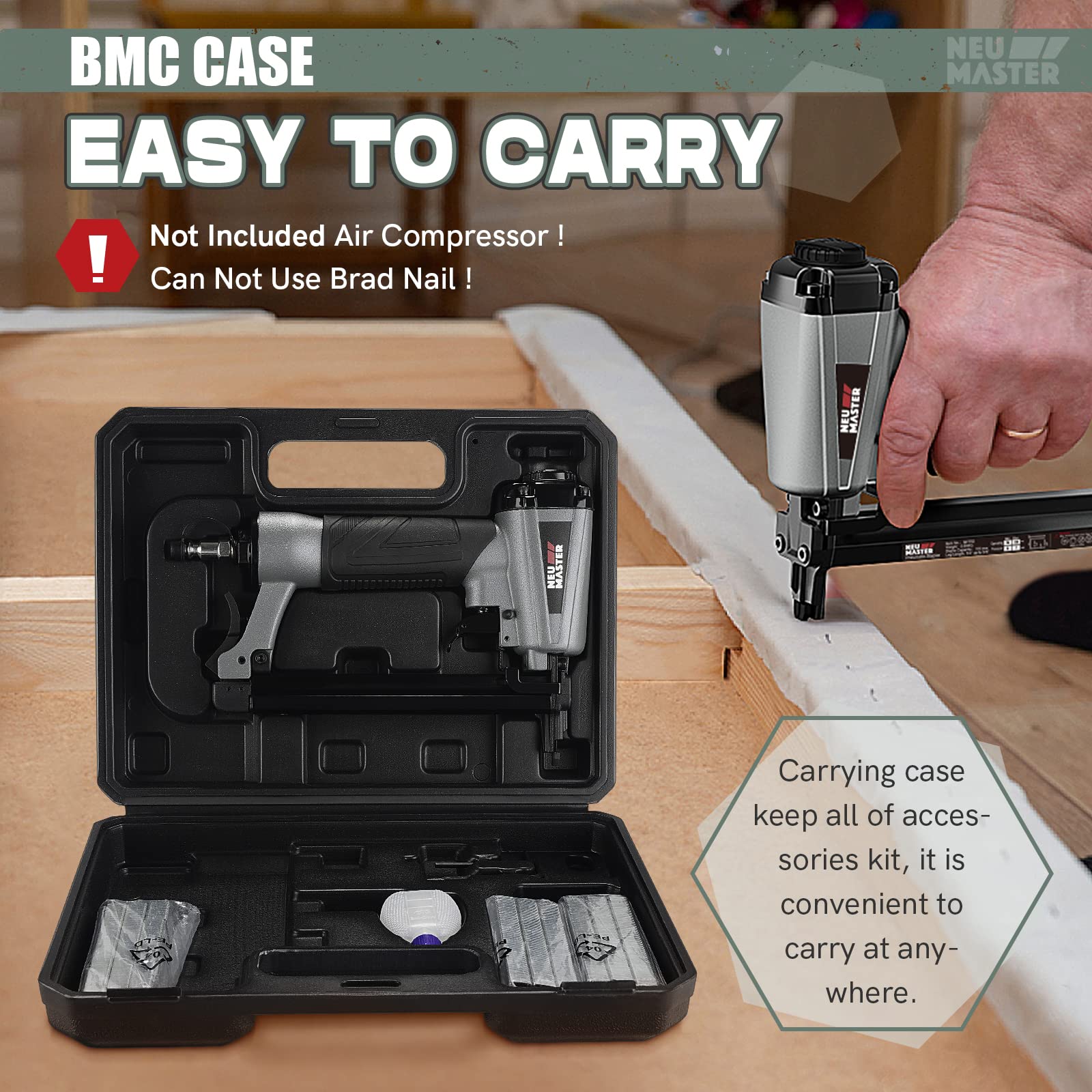 NEU MASTER Pneumatic Staple Gun - Upholstery Stapler -7 NEU MASTER Pneumatic Staple Gun - Upholstery Stapler -7
