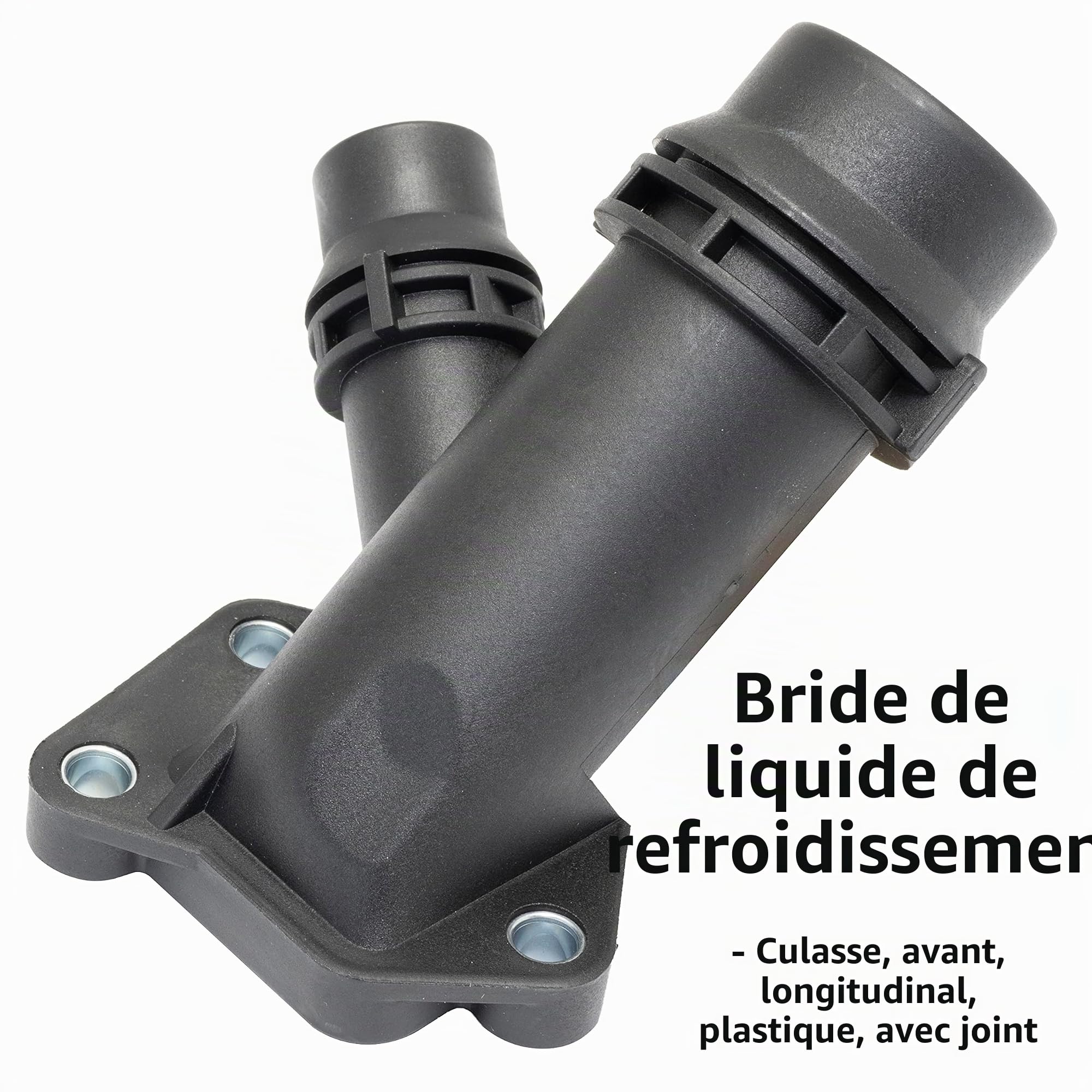 AERZETIX - C66184 - Bride de liquide de refroidissement avec bague d'étanchéité - avant, latéral culasse de cylindre - compatible avec 11122247744, 11127806196