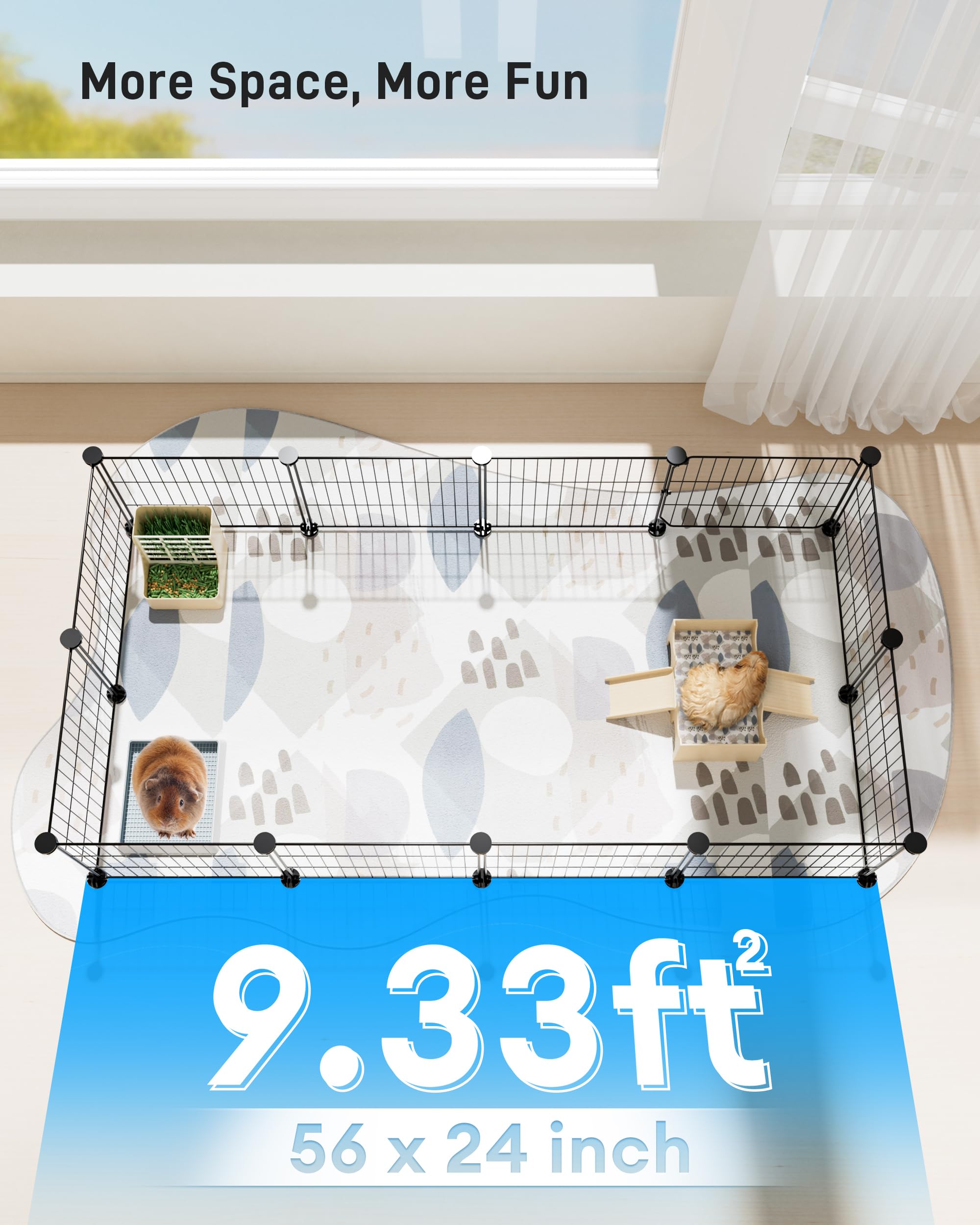 Amazon | BUCATSTATE ペットサークル ペットゲージ ペットフェンス