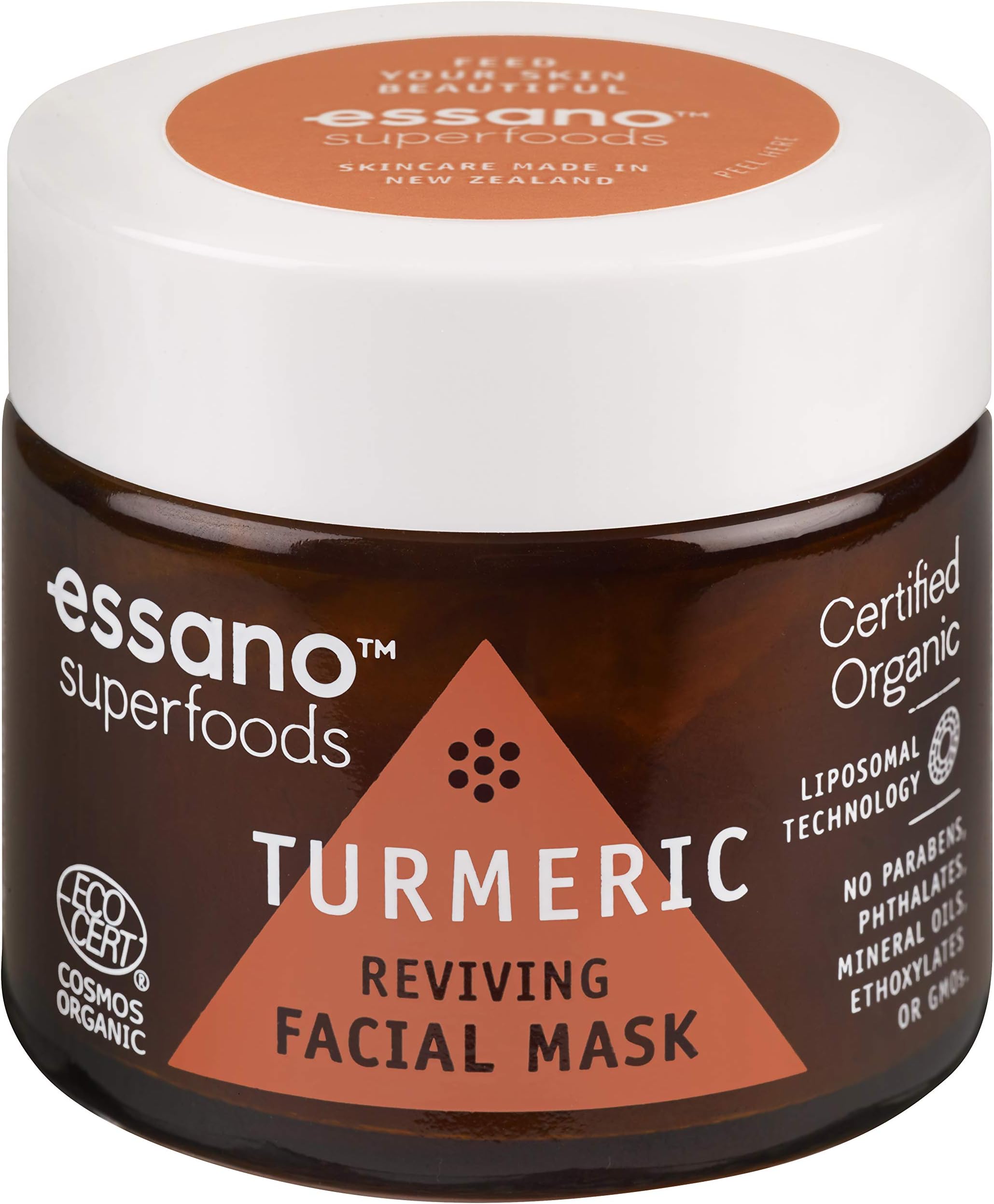 Essano Superfoods Turmeric Certified Organic Reviving Facial Mask, 50g
