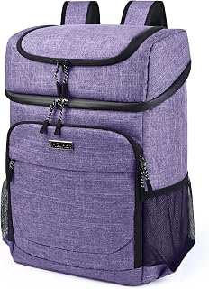 BAGLHER Cooler Backpack 30 Cans Lightweight Insulated Backpack Cooler Leak-Proof,Lightweight Backpack with Cooler for Lunch Picnic Hiking Camping Beach Park Day Trips.