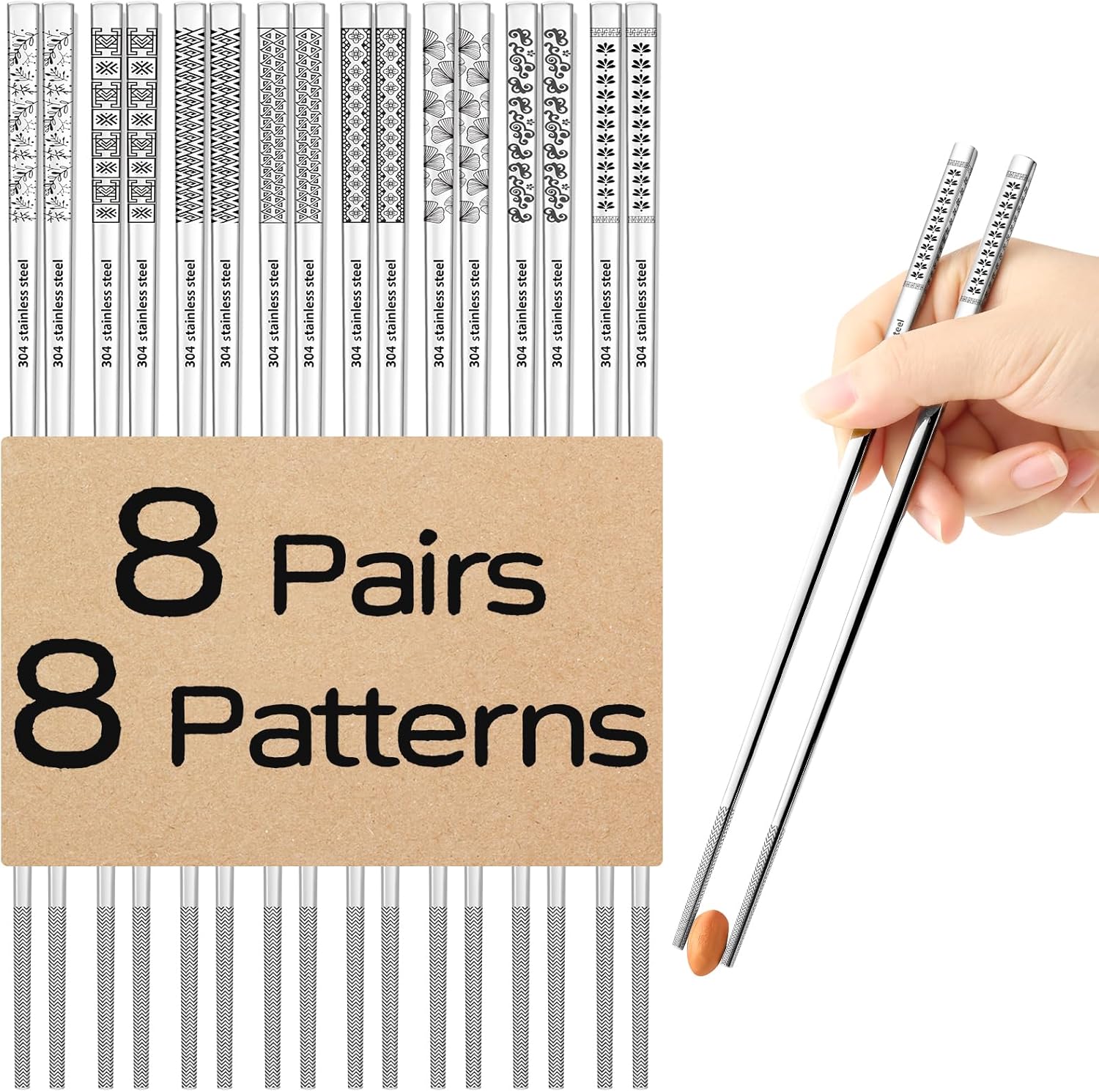 Stainless Steel ⁢Chopsticks Showdown: Tested Non-Slip Versus Wood