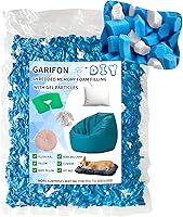 Vista 16 de Relleno para saco de boxeo de 5 libras, relleno de frijoles para almohada y puf, relleno de espuma viscoelástica triturada, relleno para saco