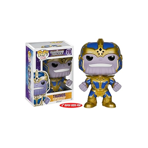 Funko 5105 Pop Marvel: Guardians Of The Galaxy Series 2 Thanos 6-Inch Pop Action Figure
