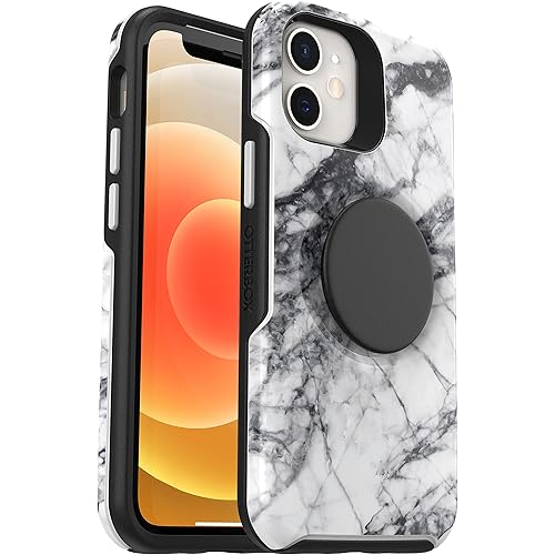 OTTERBOX Otter + POP Symmetry Series Case for iPhone 12 Mini - White Marble
