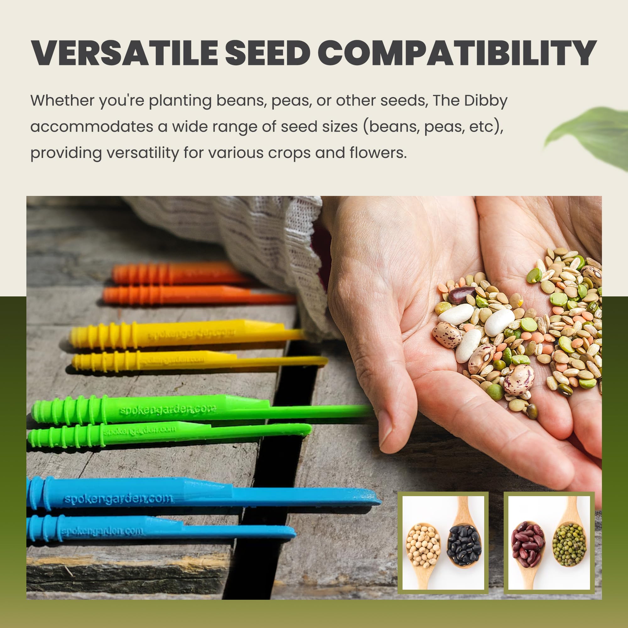 Potato Onion Grass Seeder MeteorMY] Mini Hand Spreader Small Seed ...