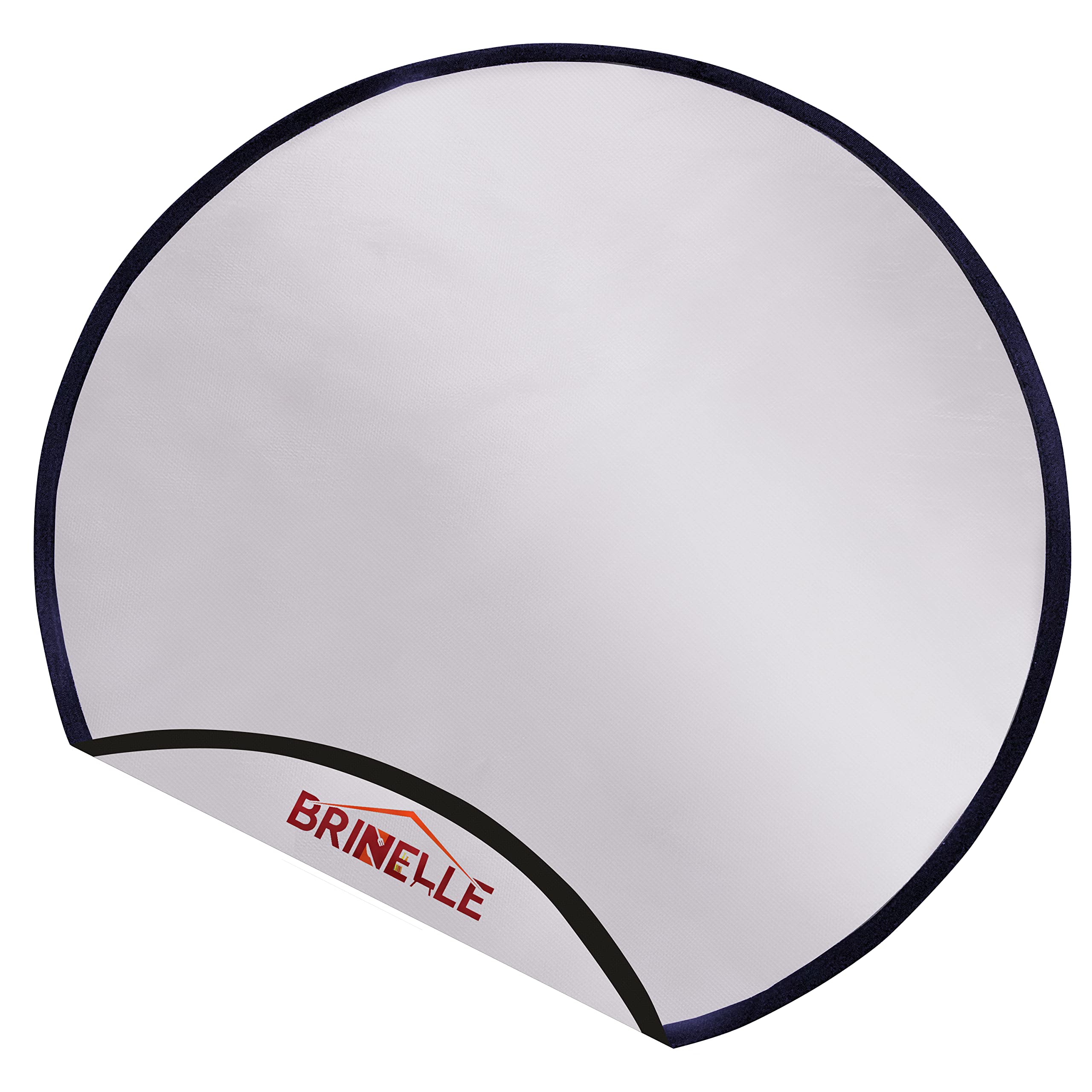 BRINELLE Fireproof Mat for Fire Pit 24" Round, Fireproof Mat for Deck and Outdoor Patio, 3 Layer Fire-Resistant Grill Mat for Lawn Protection, Heat Shield Fire Pit Mat for Grass, Ground and Wood Floor