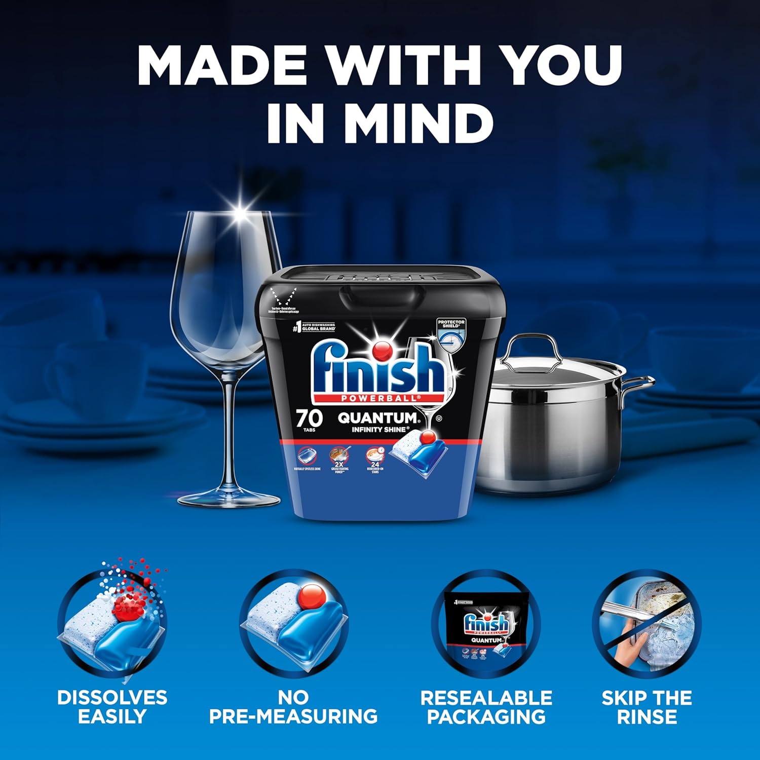 Finish quantum 70ct pack (1-Pack)