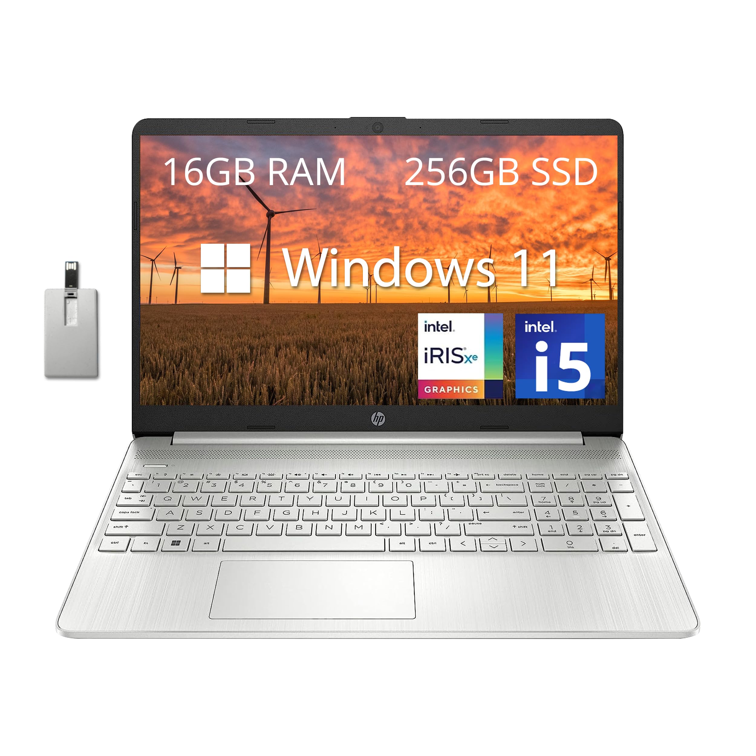 【SSD256GB】【Core i5】HP【メモリ16GB】 M-638 HP 15 Laptop, 11th Gen Intel Core i5-1135G7 Processor, 8 GB RAM