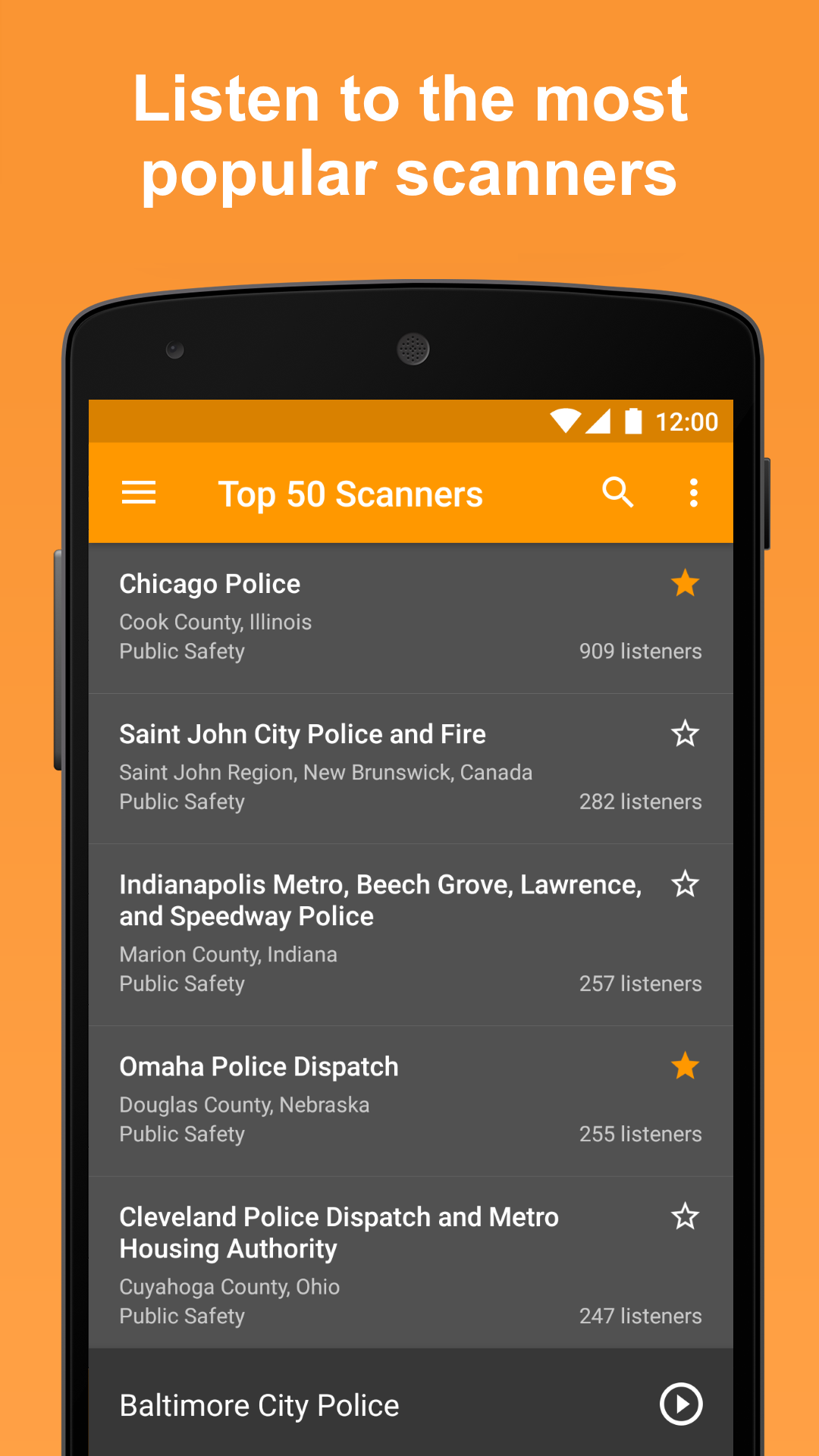 Scanner Radio App on Amazon Appstore